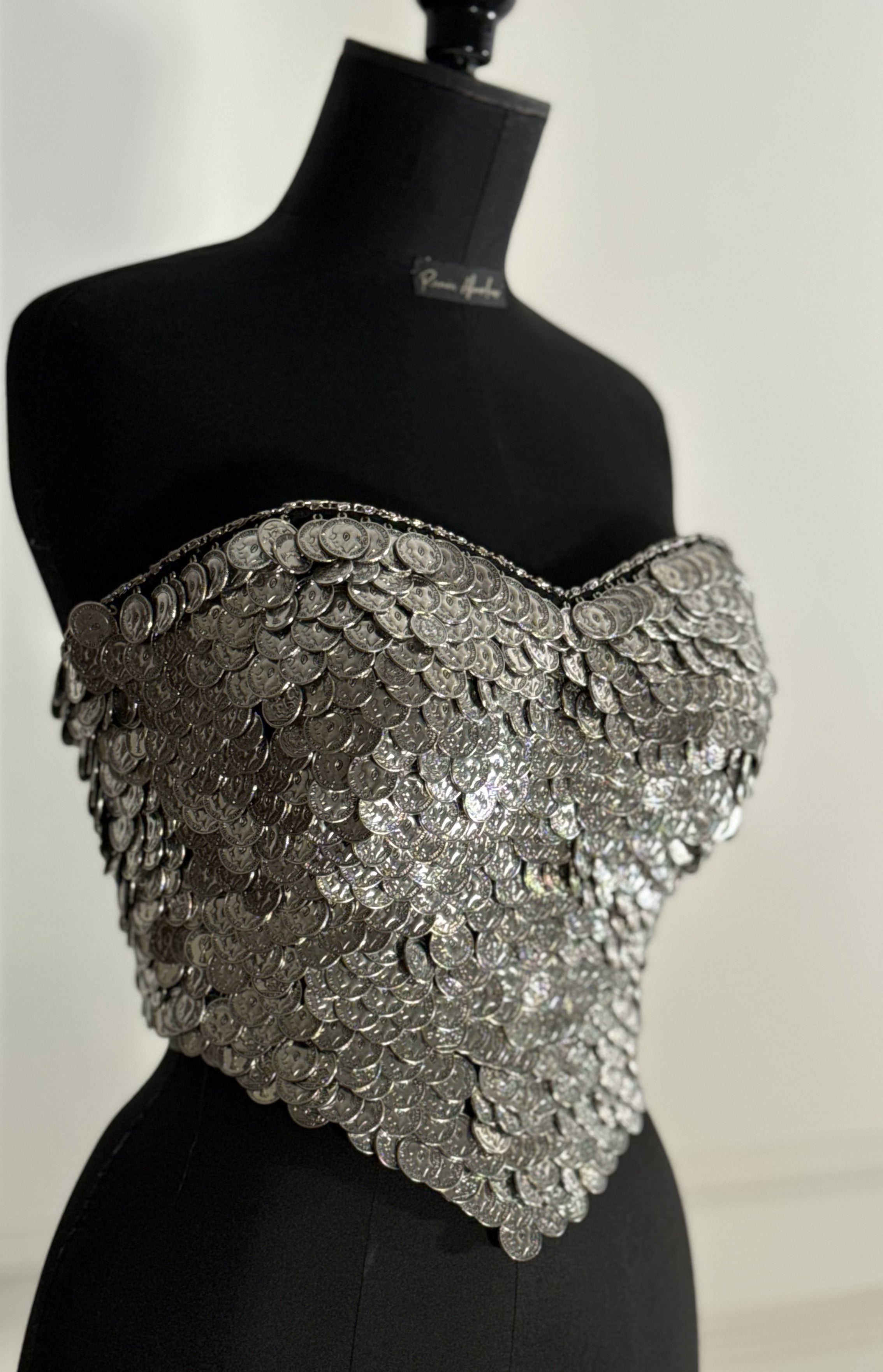 Imperial coin corset