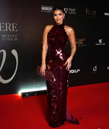 Midnight Garnet Gown